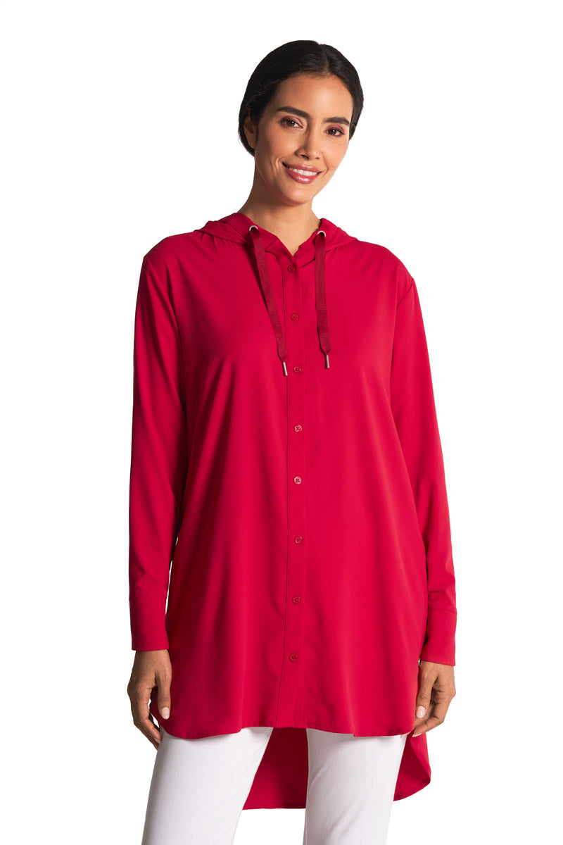 Women's Palma Aire Beach Shirt | Cherry