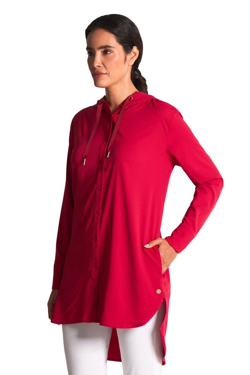 Women's Palma Aire Beach Shirt | Cherry