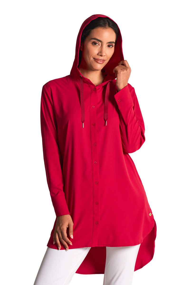 Women's Palma Aire Beach Shirt | Cherry