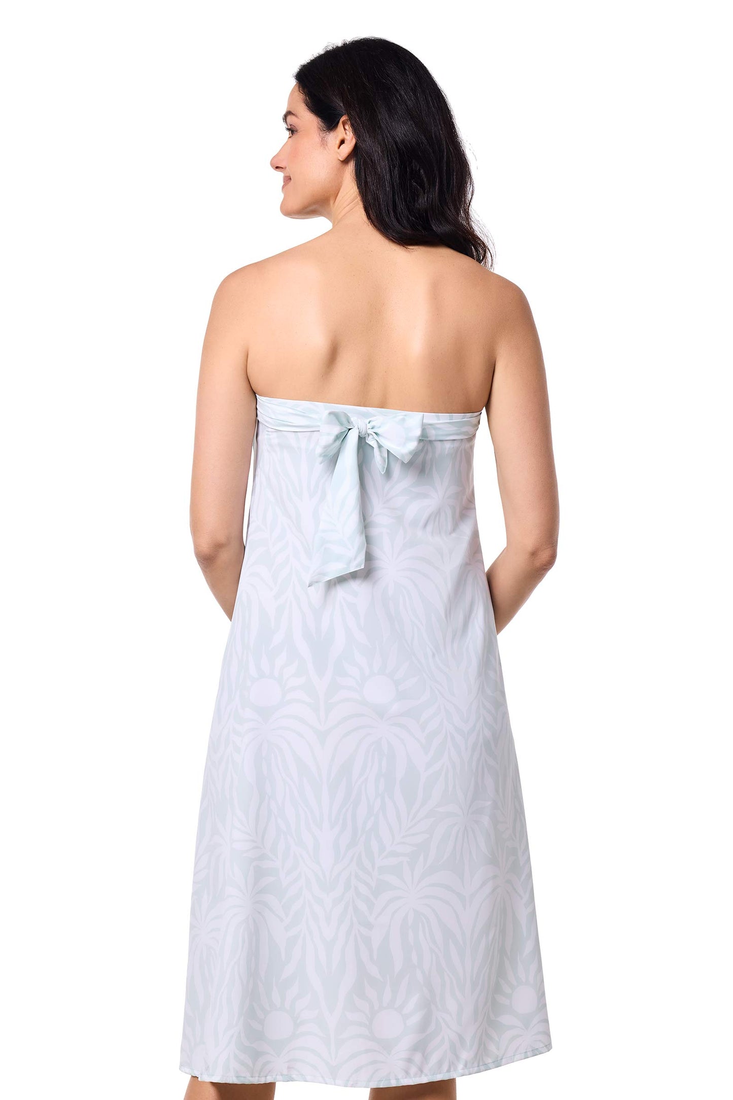 Women's Isla Convertible Wrap | Misty Aqua American Palm