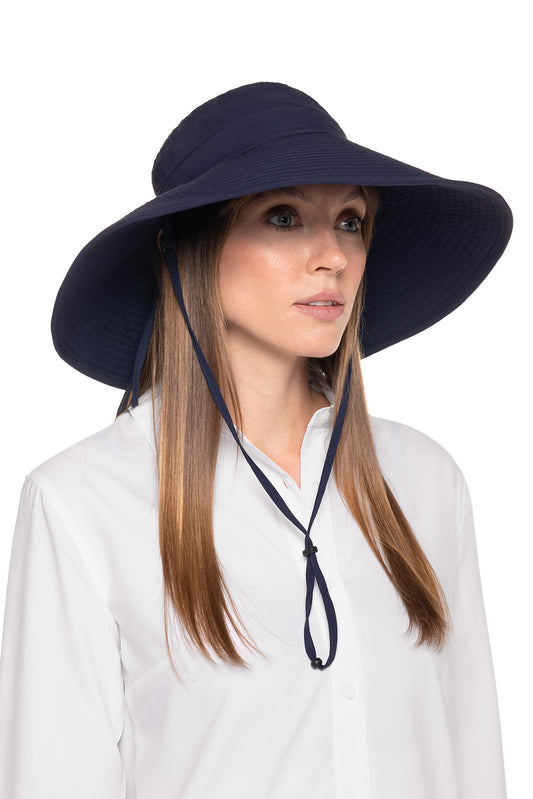 Women's Cyd Travel Beach Hat | Navy