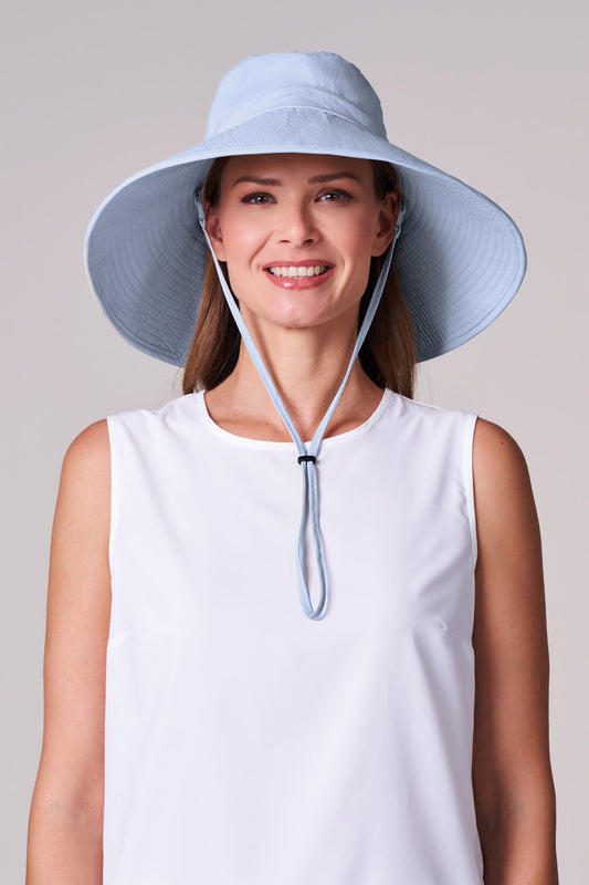 Women's Cyd Travel Beach Hat | Periwinkle