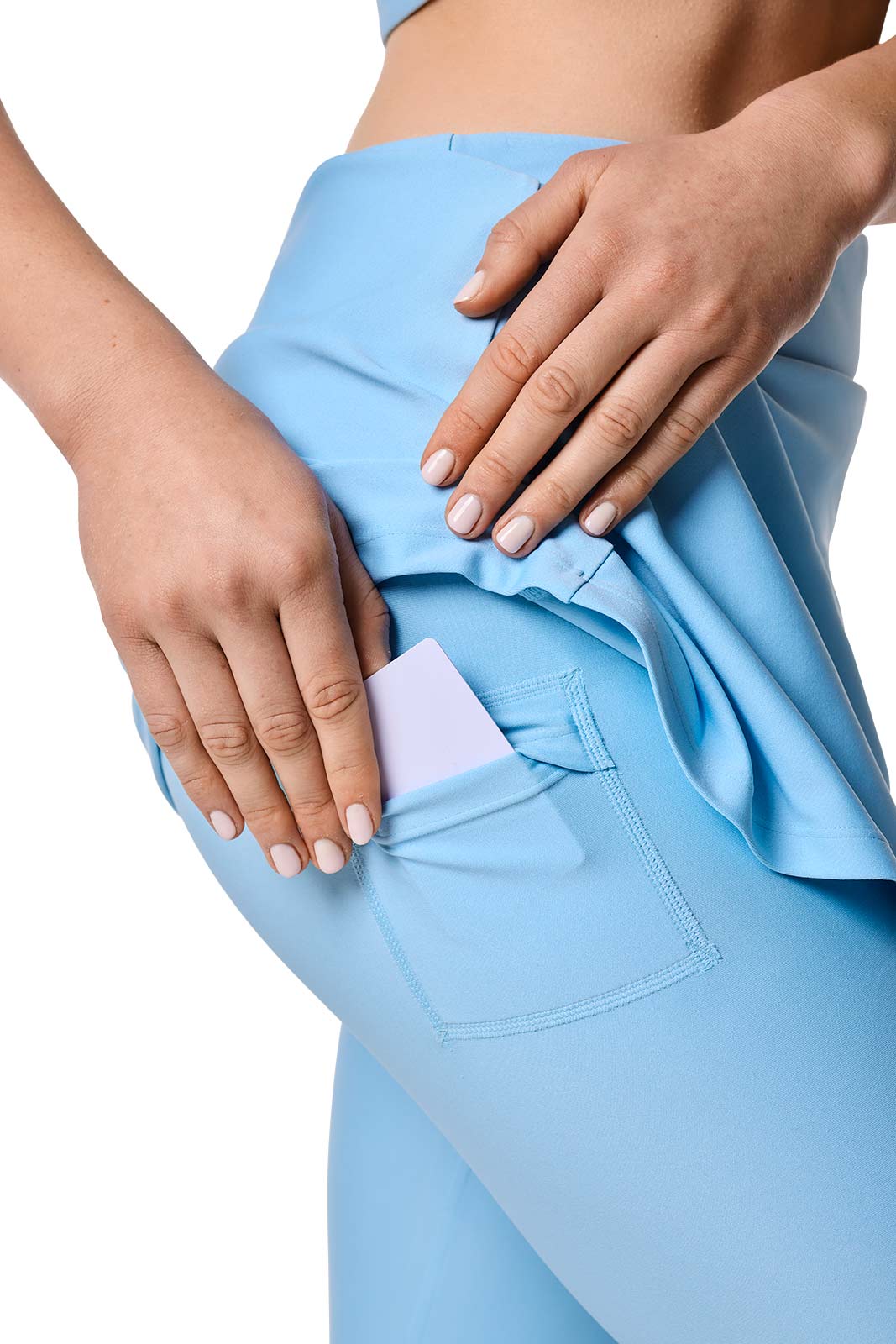 Women's Kahula Skirted Swim Capris | Artic Blue