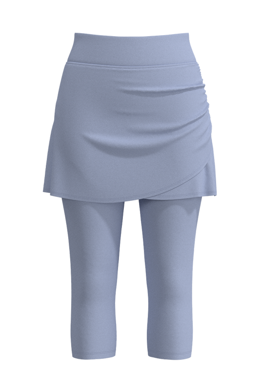 Women's Kahula Skirted Swim Capris | Periwinkle