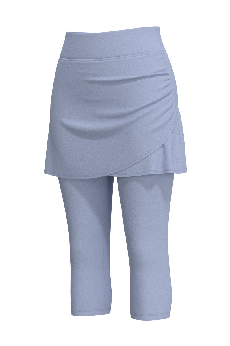 Women's Kahula Skirted Swim Capris | Periwinkle