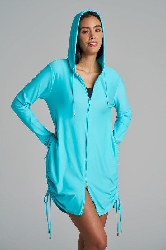 Women's Wailea Swim Cover-Up | Blue Curacao