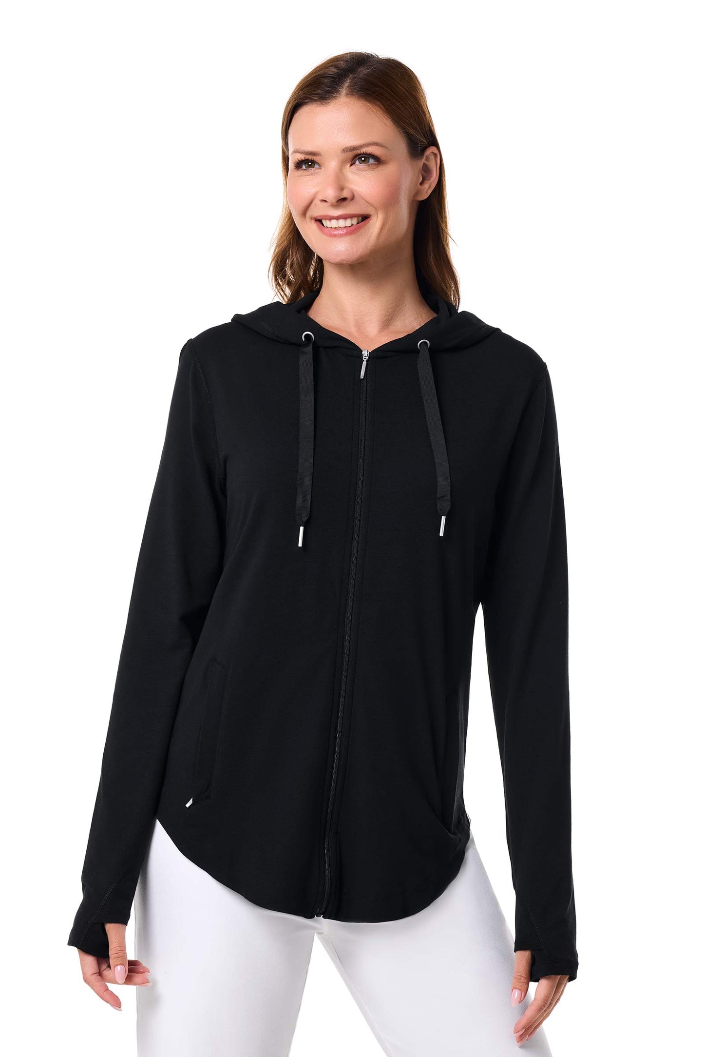 Women's LumaLeo Zip-Up Hoodie | Black