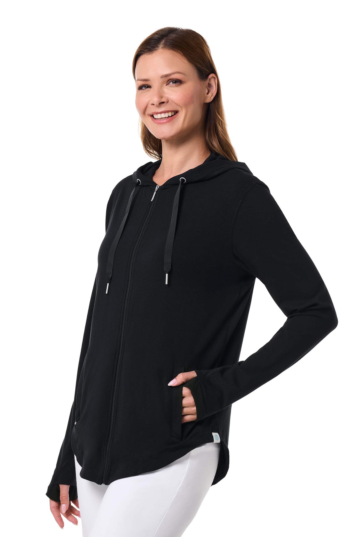 Women's LumaLeo Zip-Up Hoodie | Black