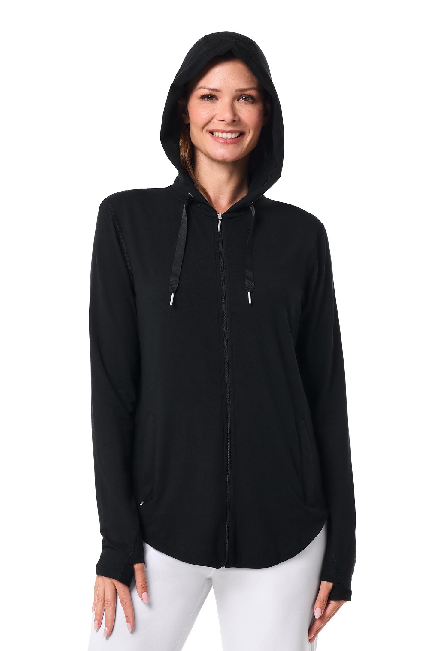 Women's LumaLeo Zip-Up Hoodie | Black