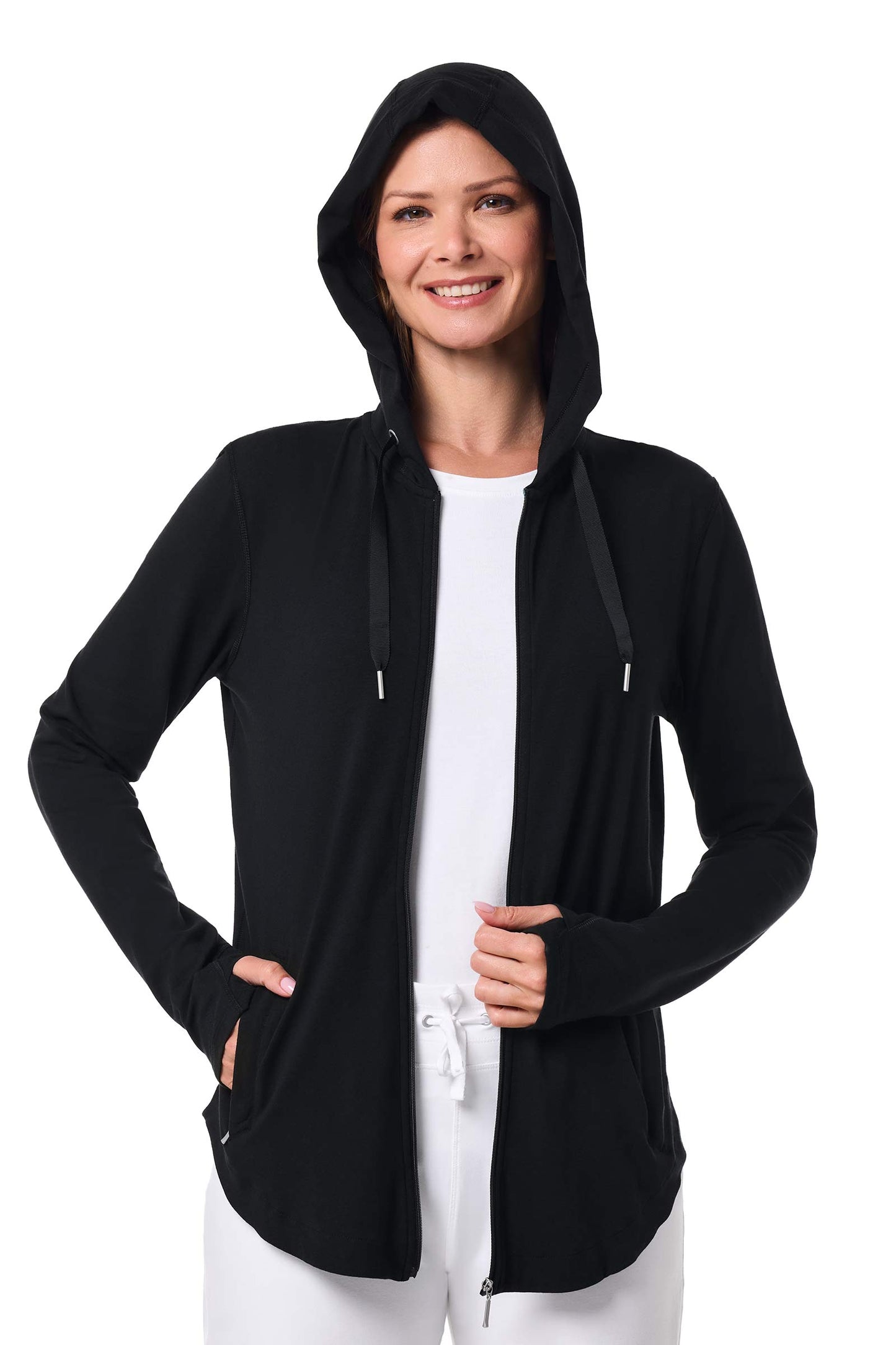 Women's LumaLeo Zip-Up Hoodie | Black