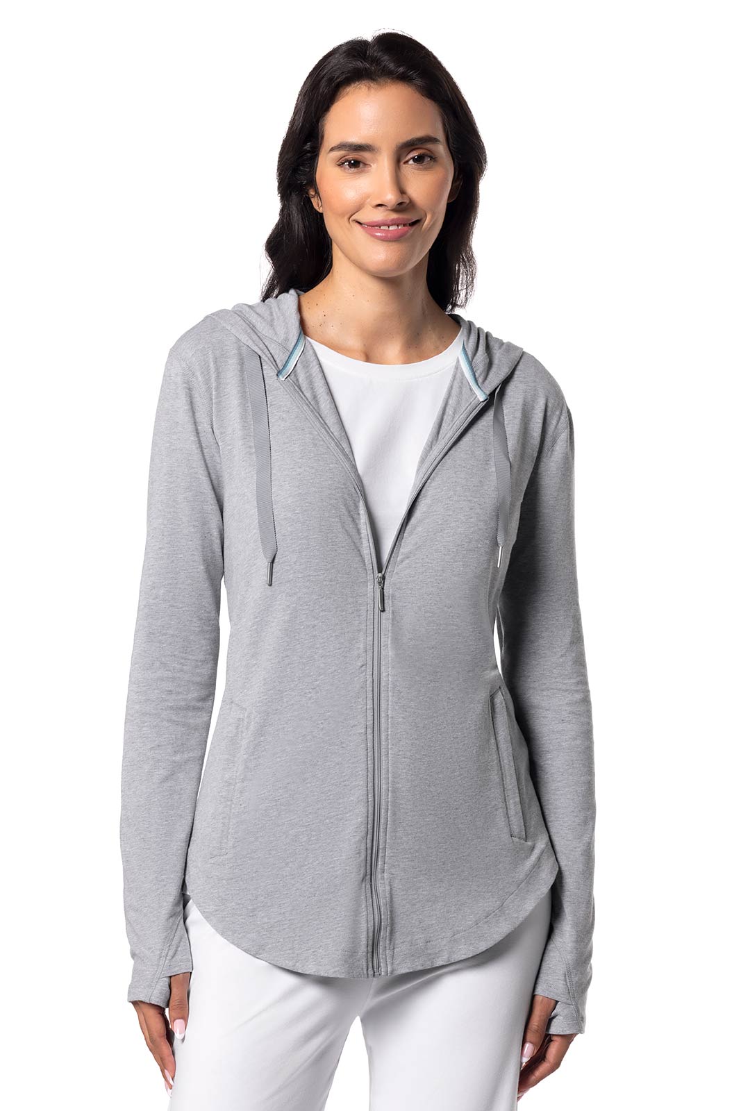 Women's LumaLeo Zip-Up Hoodie | Grey Heather