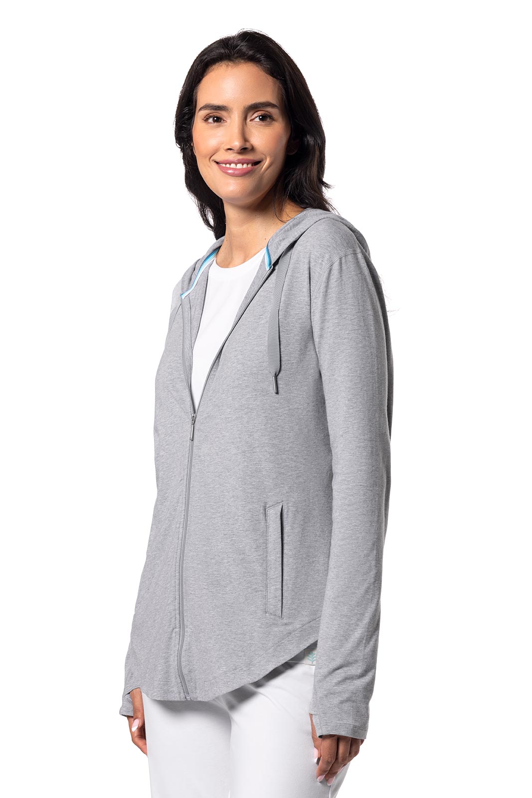 Women's LumaLeo Zip-Up Hoodie | Grey Heather