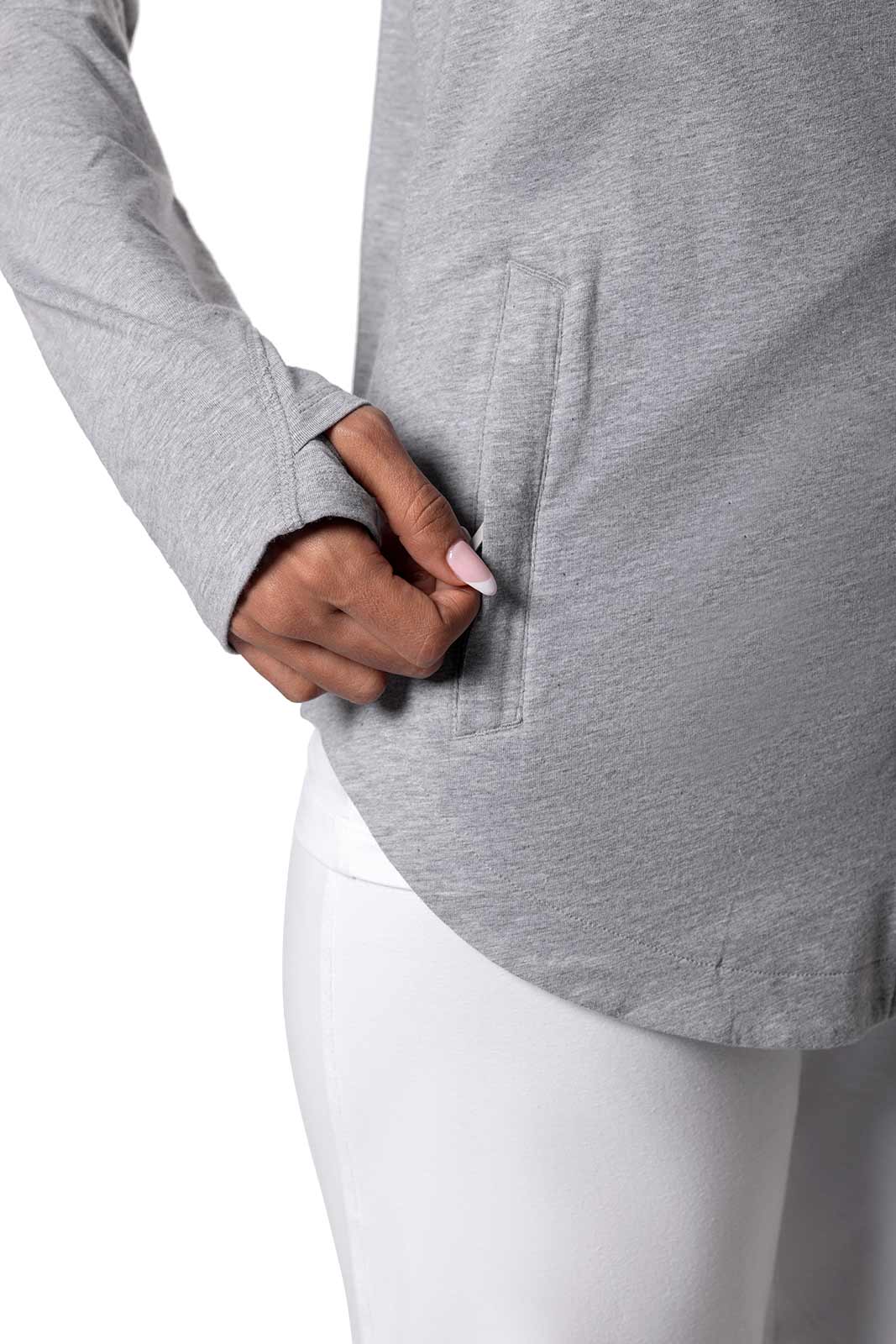 Women's LumaLeo Zip-Up Hoodie | Grey Heather