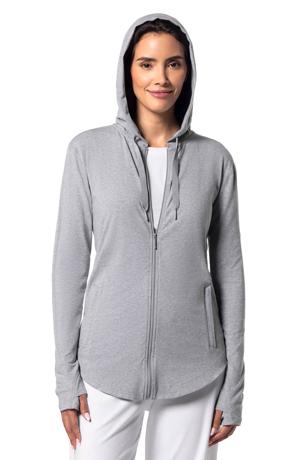 Women's LumaLeo Zip-Up Hoodie | Grey Heather