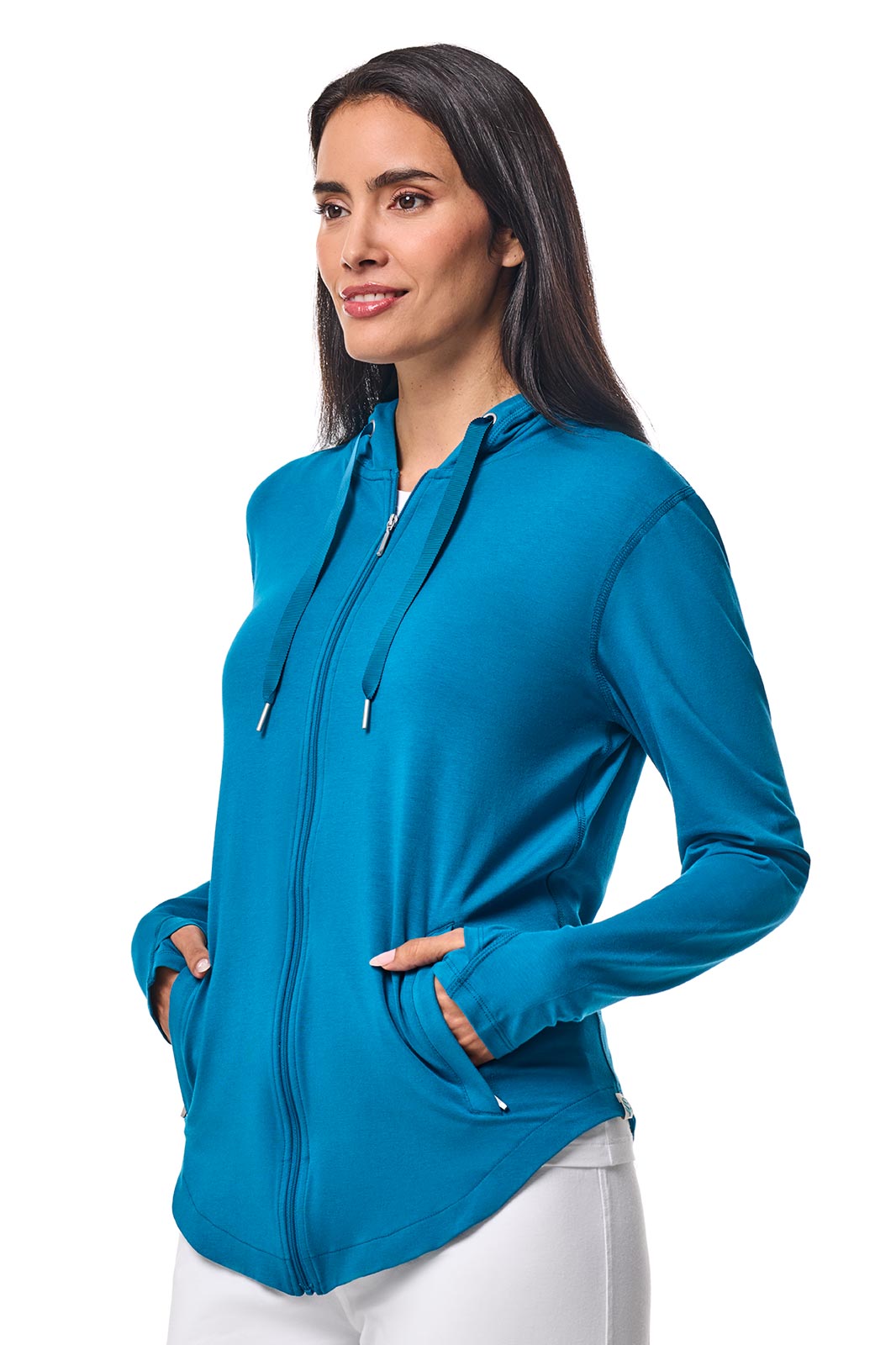 Women's LumaLeo Zip-Up Hoodie | Bluejay