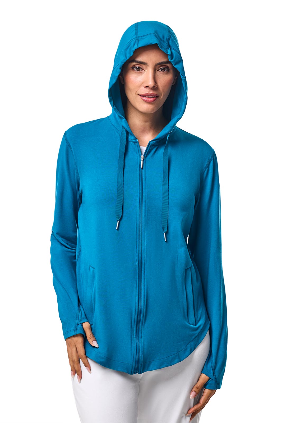 Women's LumaLeo Zip-Up Hoodie | Bluejay