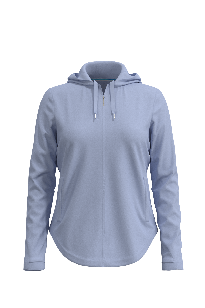 Women's LumaLeo Zip Up Hoodie | Periwinkle