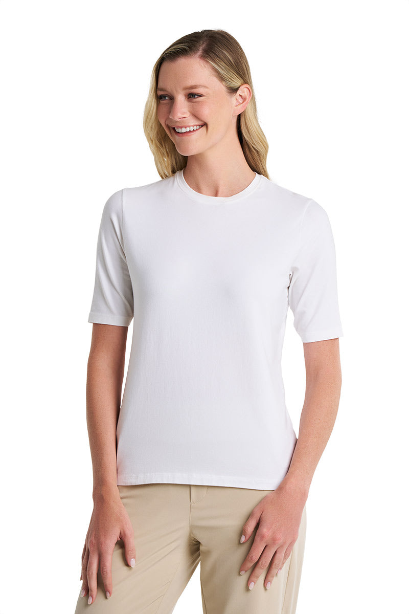 Women's Morada Everyday Short Sleeve T-Shirt | White