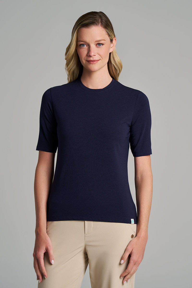 Women's Morada Everyday Short Sleeve T-Shirt | Navy