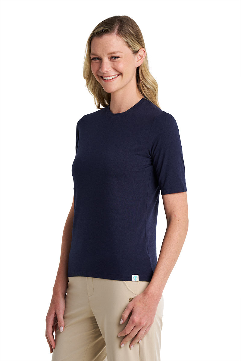 Women's Morada Everyday Short Sleeve T-Shirt | Navy