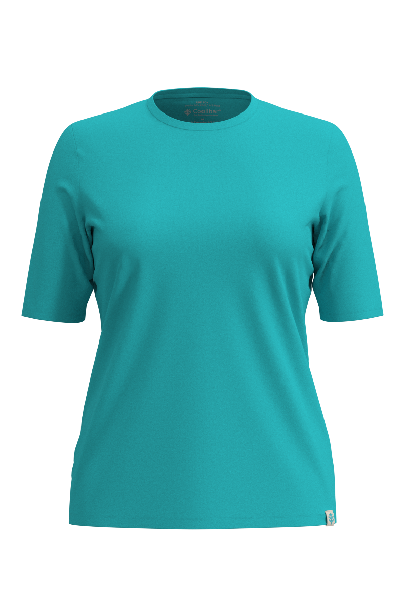 Women's Morada Everyday Short Sleeve T-Shirt | Coolibar Blue