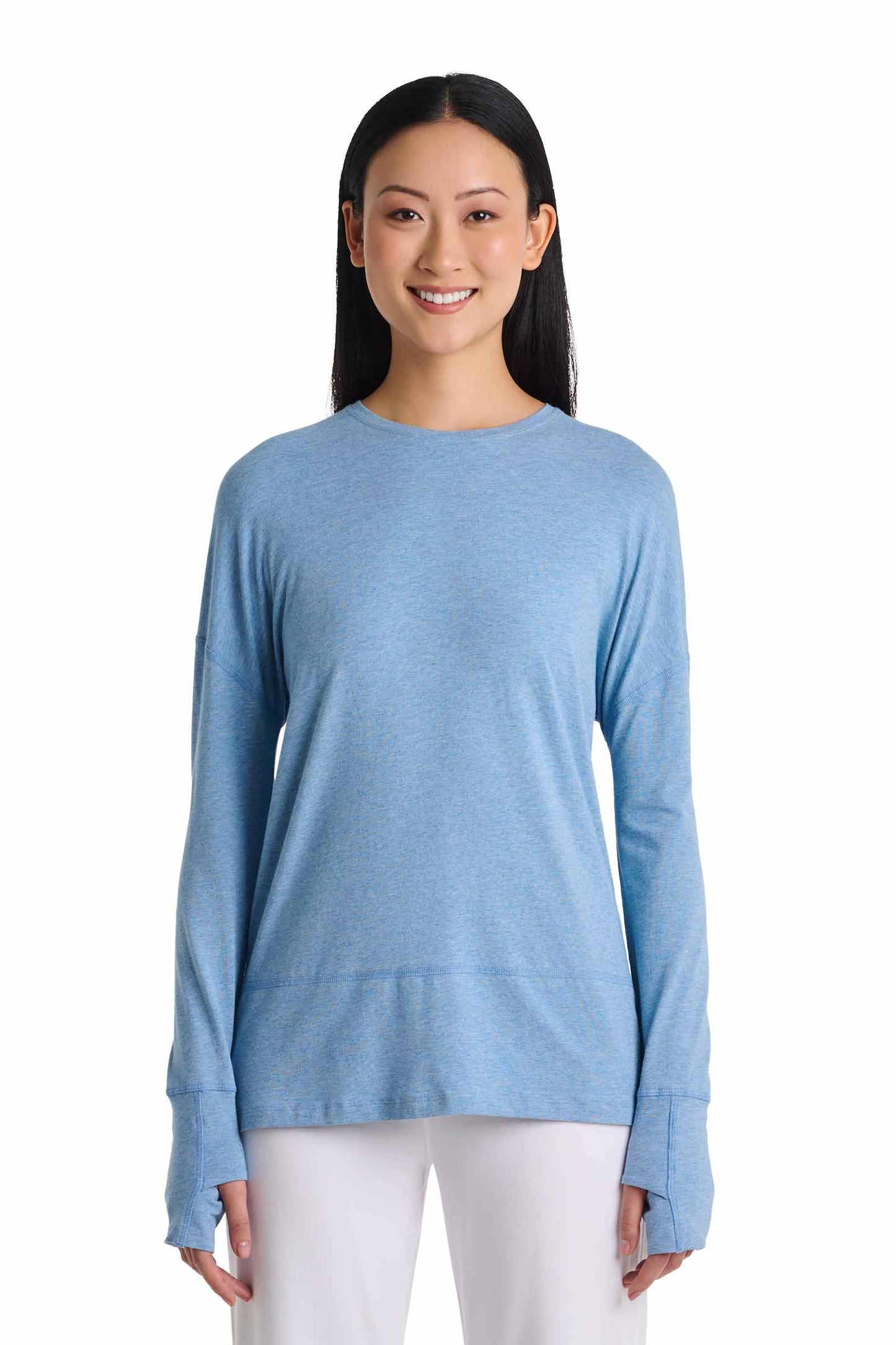 Women's LumaLeo Relaxed T-Shirt | Light Blue Heather