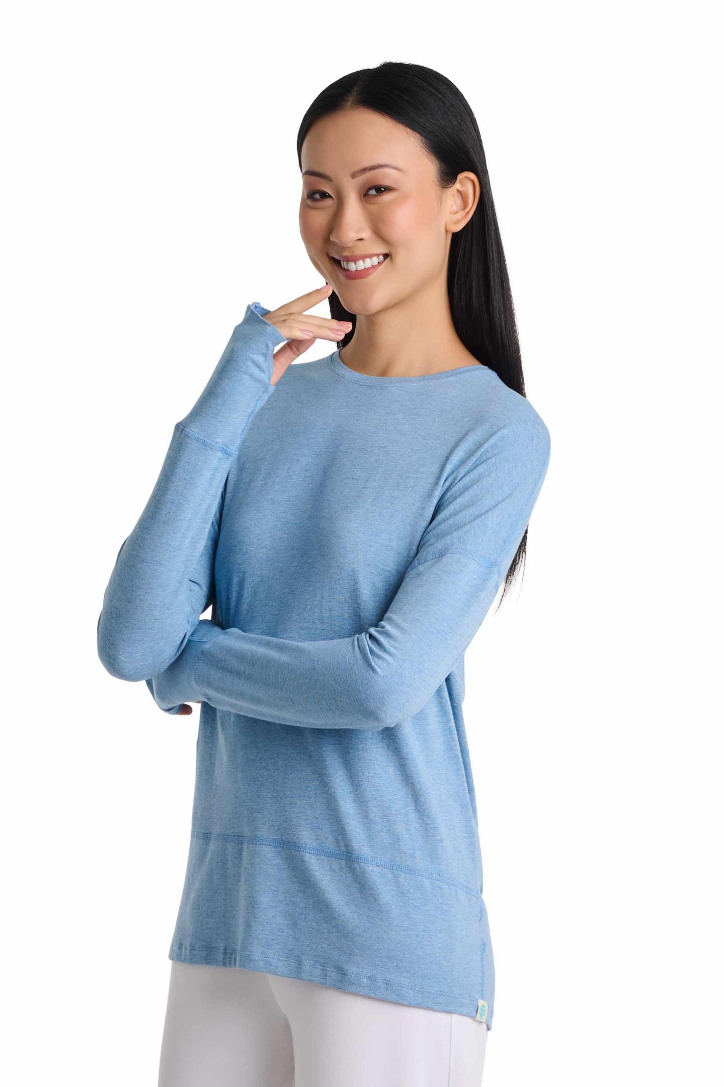 Women's LumaLeo Relaxed T-Shirt | Light Blue Heather