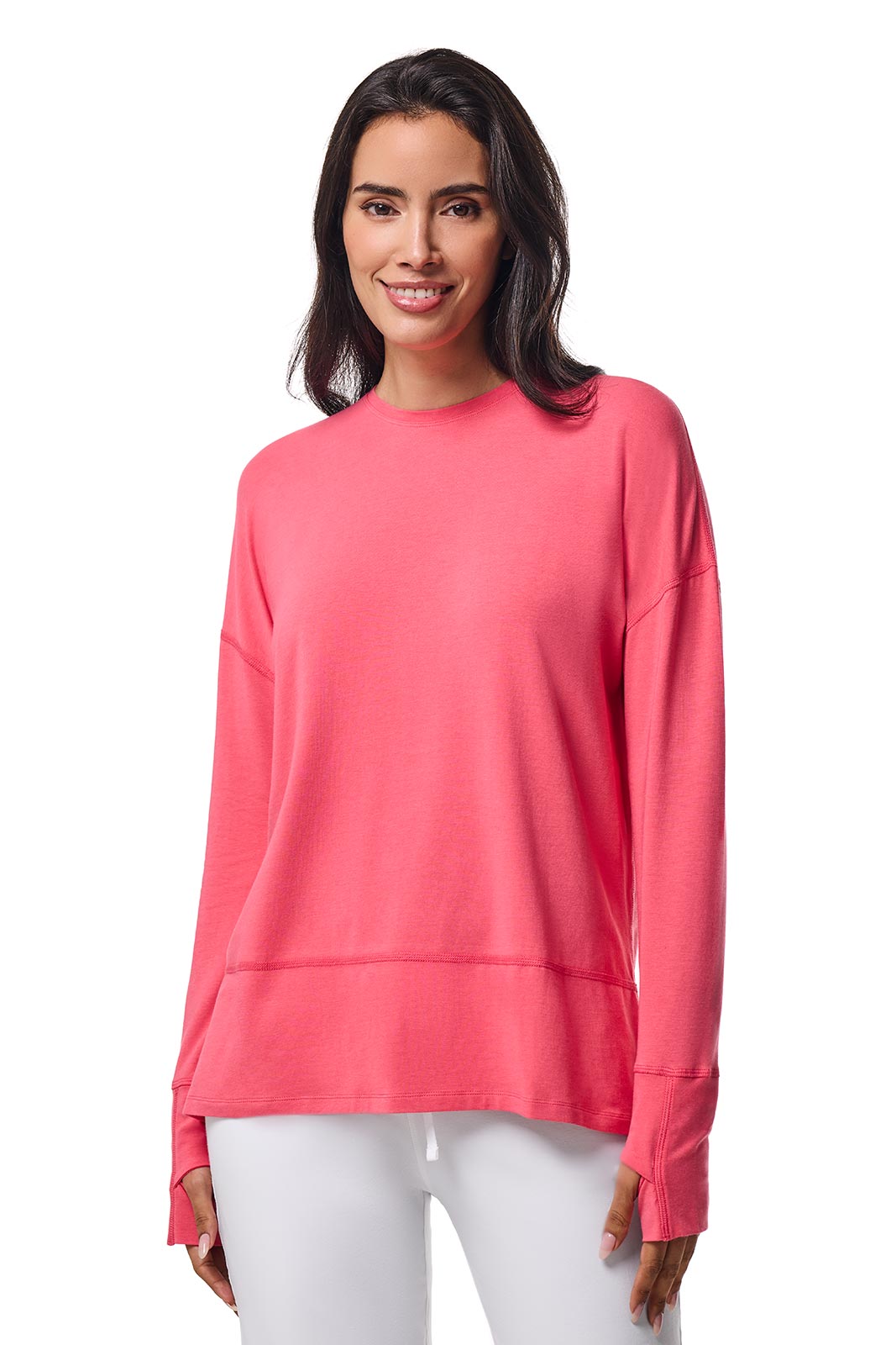 Women's LumaLeo Relaxed T-Shirt | Sunkist Coral