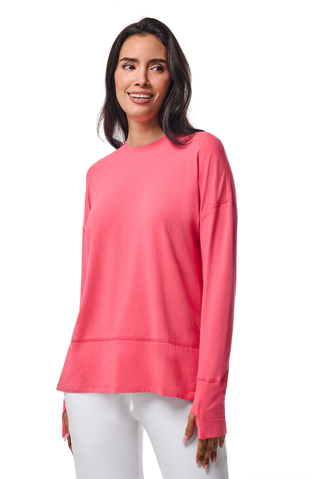 Women's LumaLeo Relaxed T-Shirt | Sunkist Coral