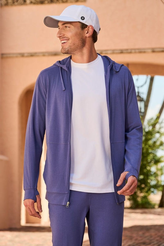 Men's LumaLeo Zip-Up Hoodie | Future Dusk