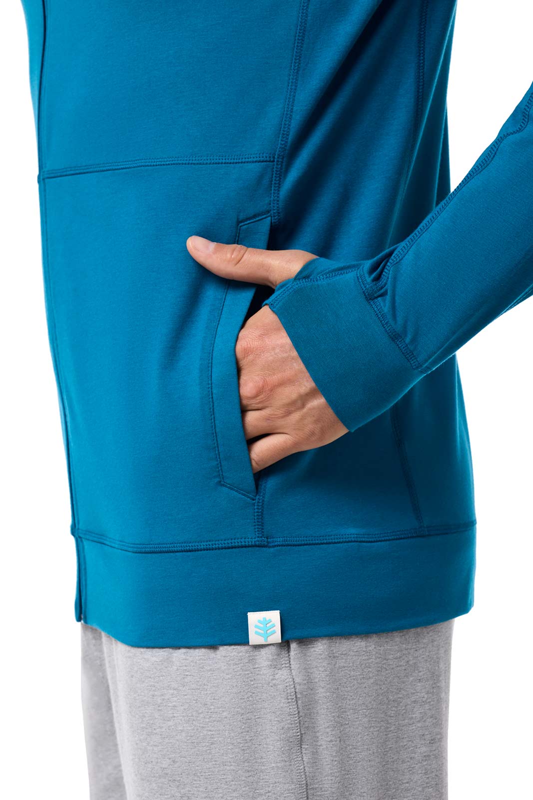 Men's LumaLeo Zip-Up Hoodie | Bluejay