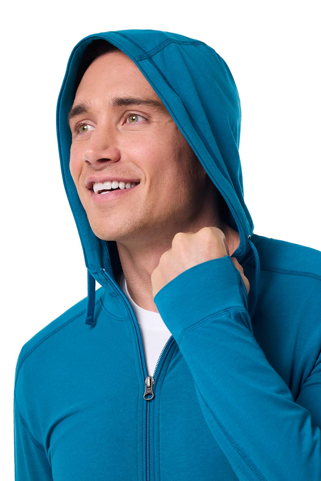 Men's LumaLeo Zip-Up Hoodie | Bluejay