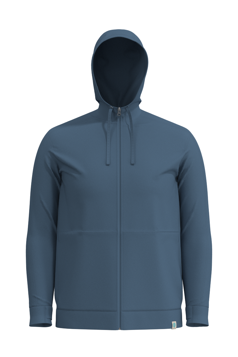 Men's LumaLeo Zip-up Hoodie | Blue Dusk