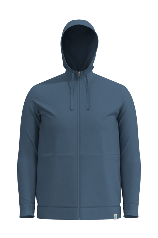 Men's LumaLeo Zip-up Hoodie | Blue Dusk