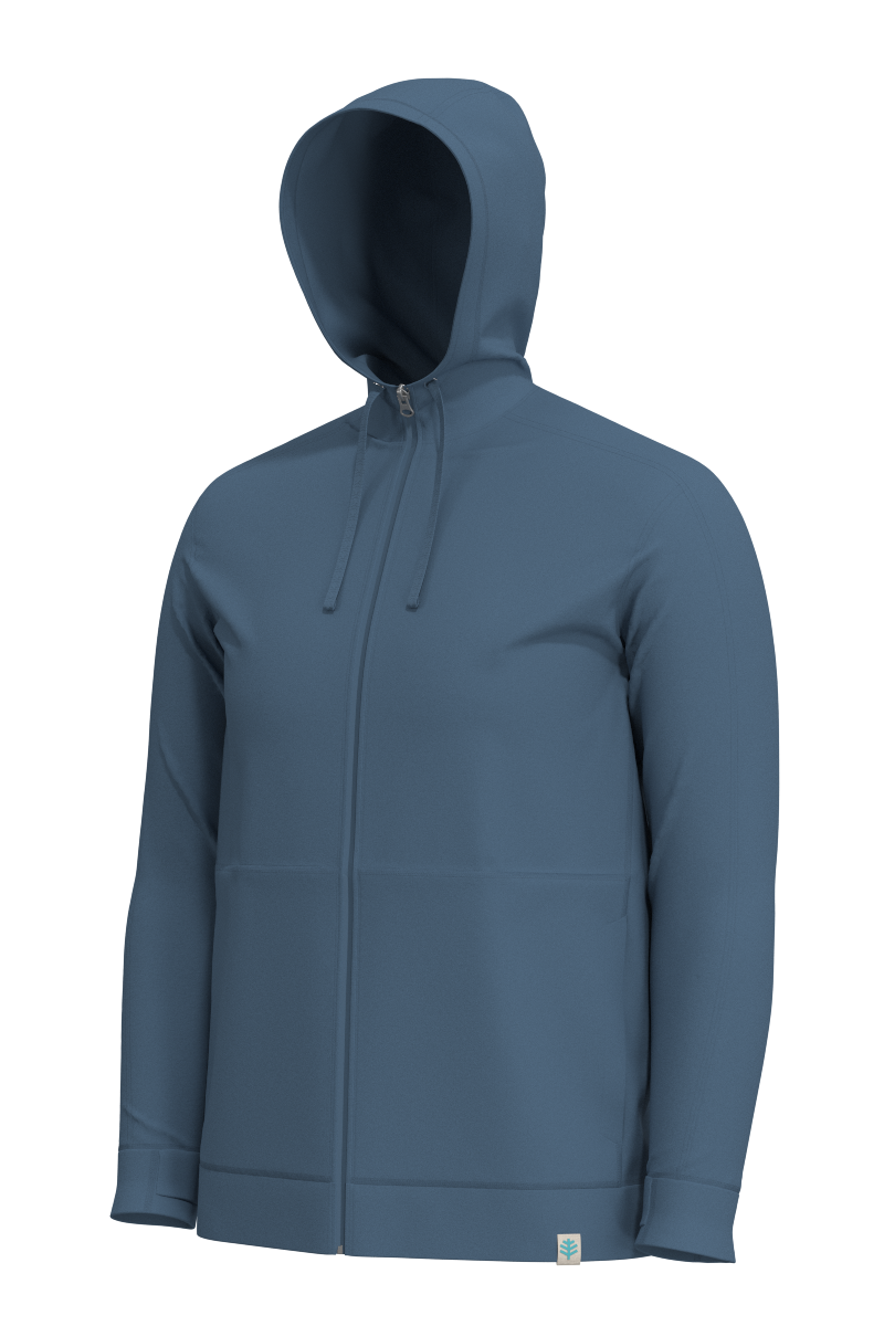 Men's LumaLeo Zip-up Hoodie | Blue Dusk