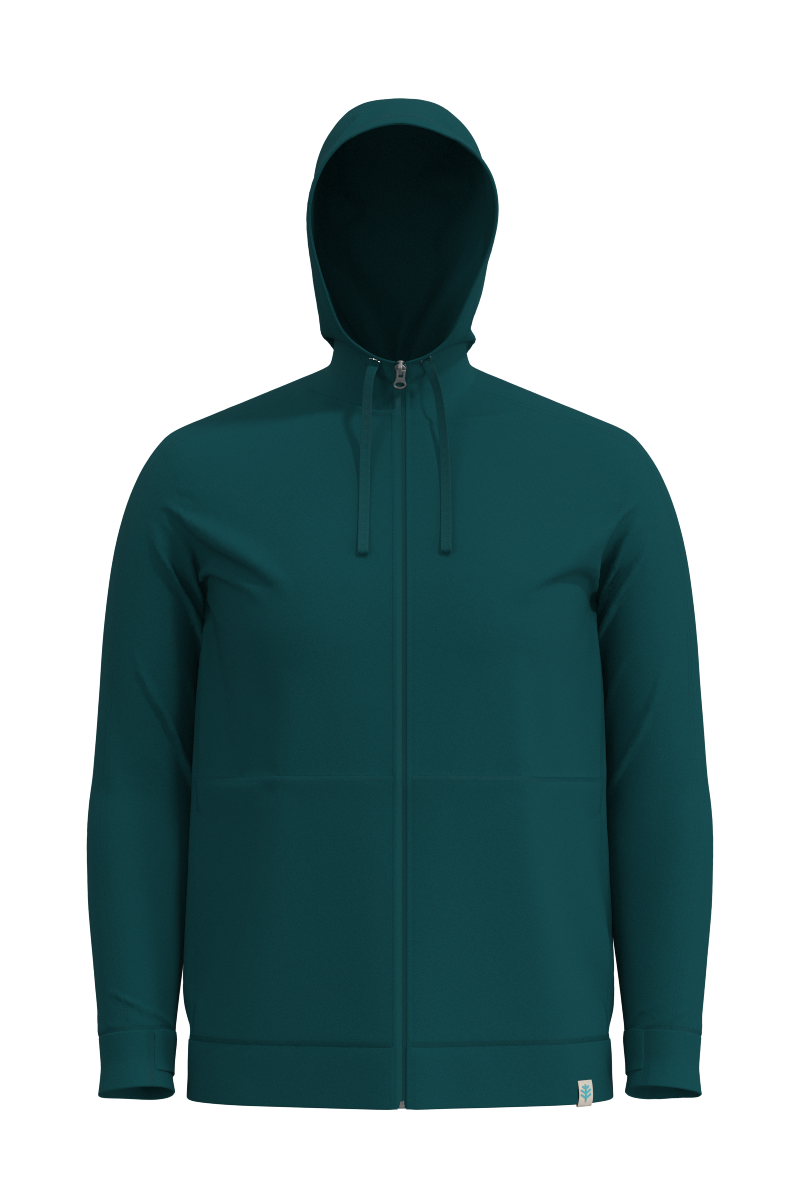 Men's LumaLeo Zip-up Hoodie | Transformative Teal