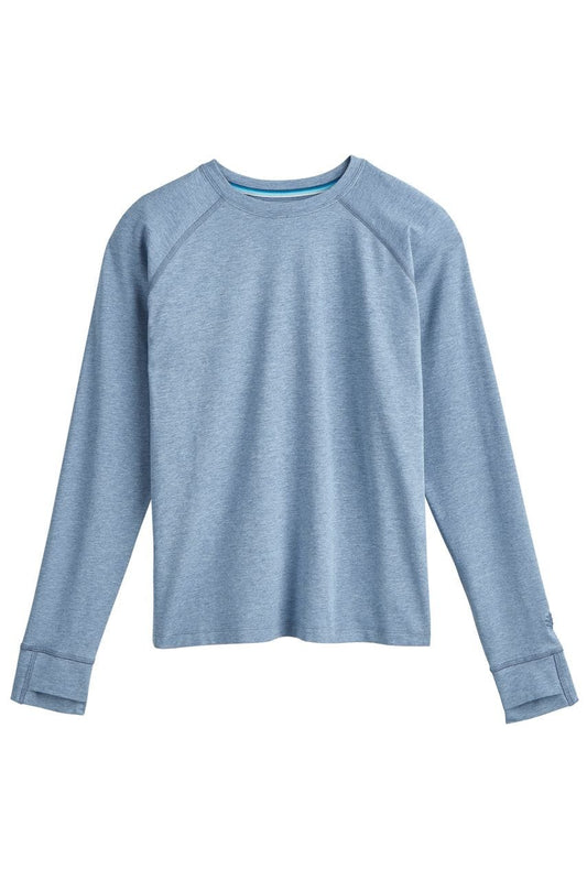 Kid's LumaLeo Long Sleeve T-Shirt | Light Blue Heather