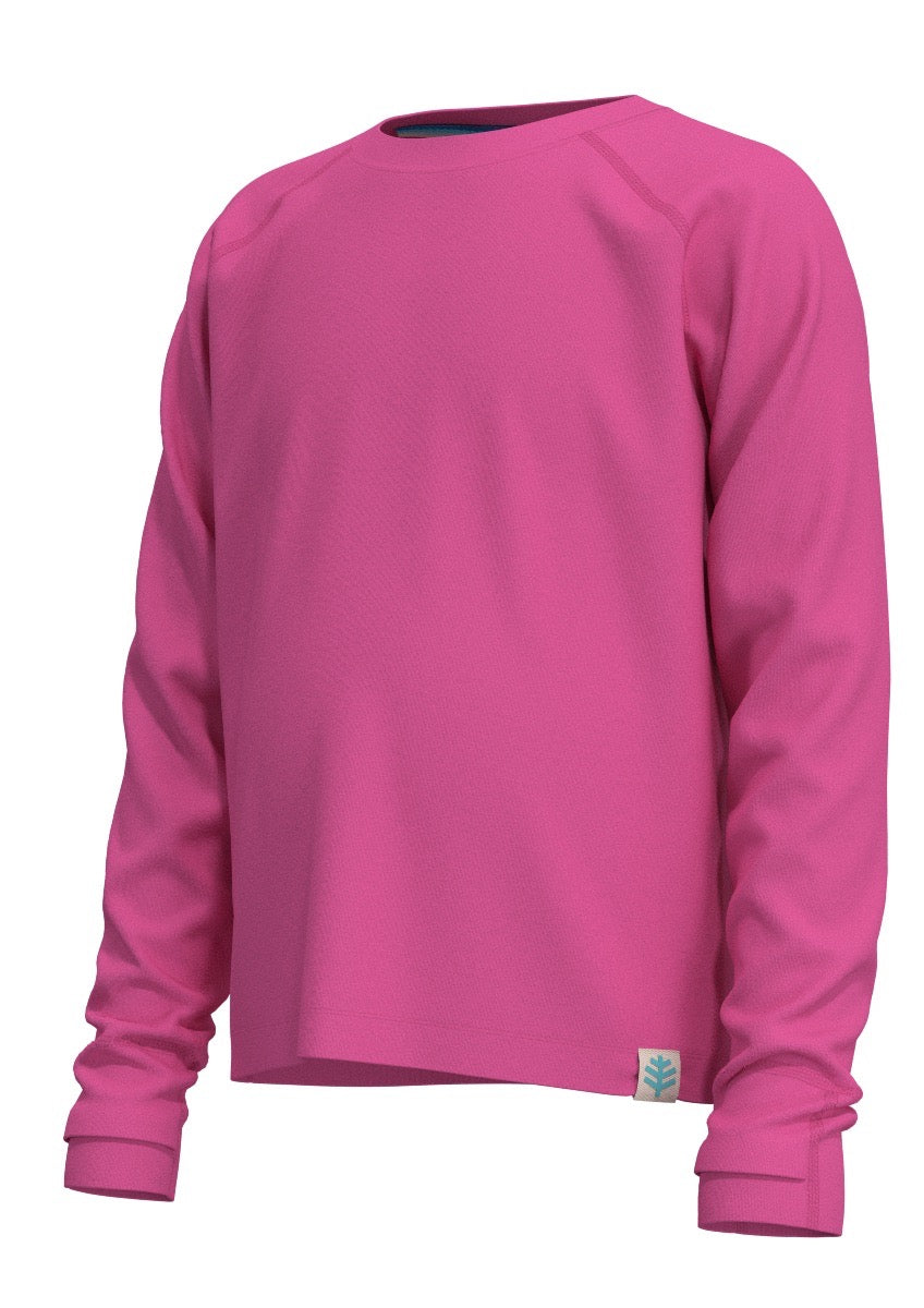 Kid's LumaLeo Long Sleeve T-Shirt | Tulip Pink