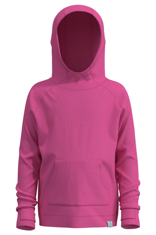 Kid's LumaLeo Hoodie | Tulip Pink