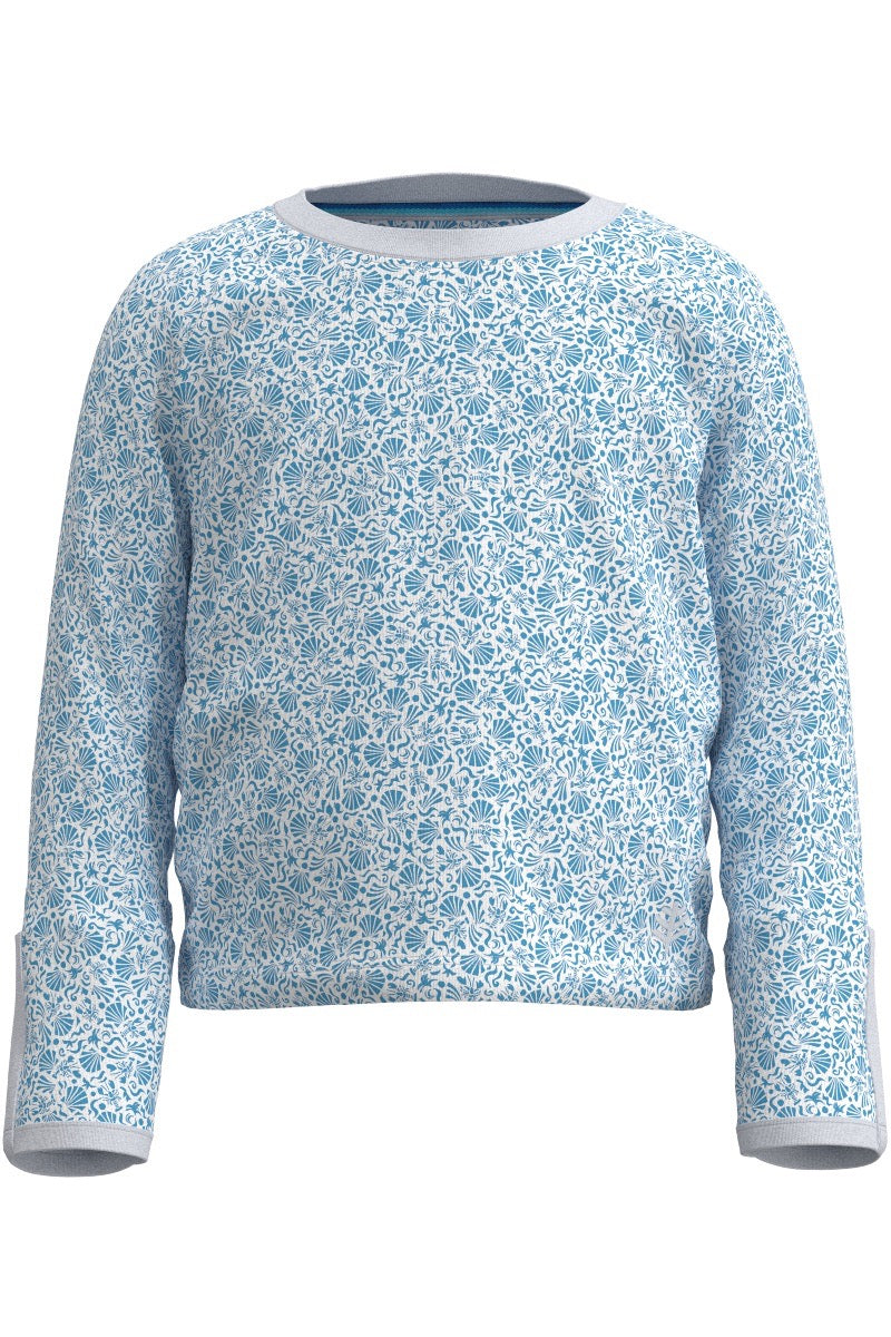 Kid's LumaLeo Long Sleeve T-Shirt | Malibu Blue Shell We