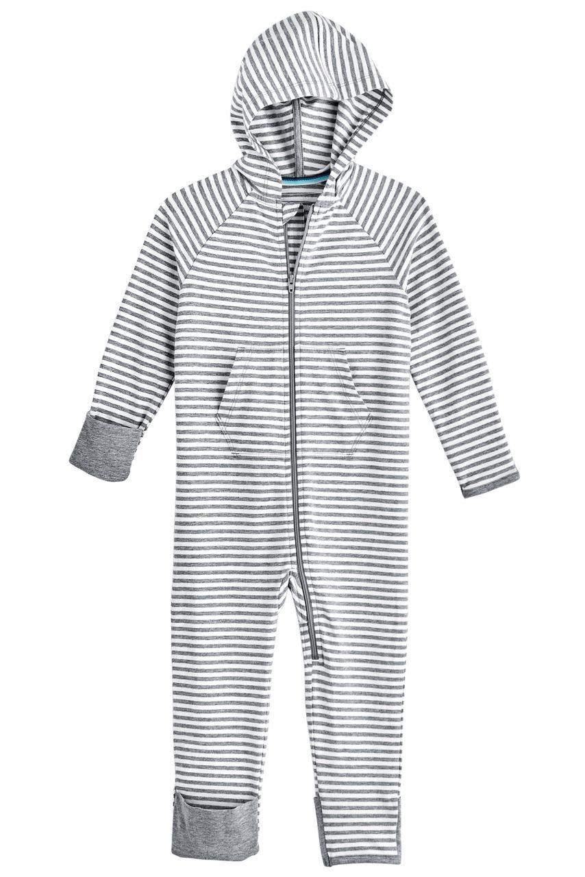 Kid's LumaLeo 360 Coverage Bodysuit | Grey/White