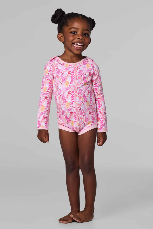 Kid's LumaLeo Bodysuit | Soft Pink