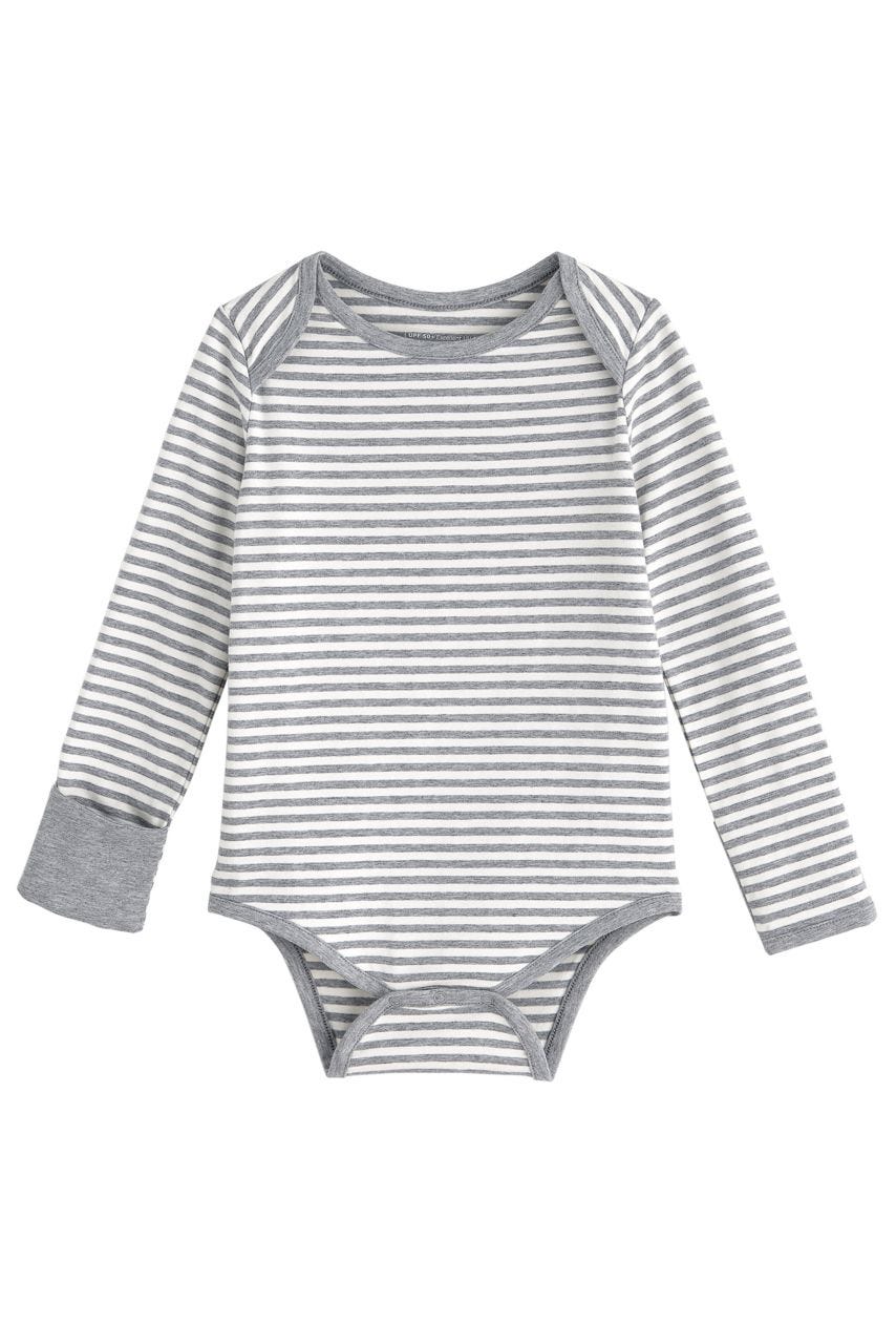 Kid's LumaLeo Bodysuit | Grey/White