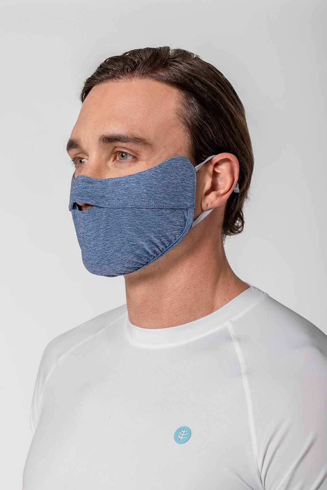 Unisex Zenith UV Half Mask | Blue Dusk
