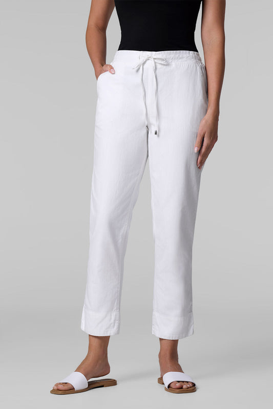 Women's Enclave Weekend Pants | White Chambray