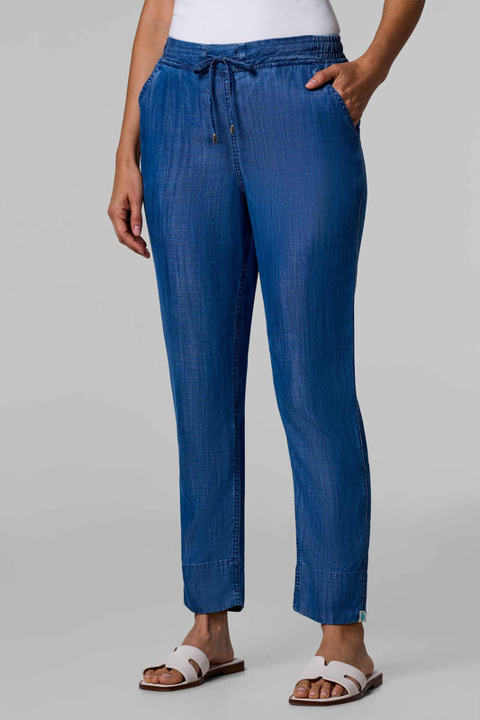 Women's Enclave Weekend Pants | Light Indigo Chambray