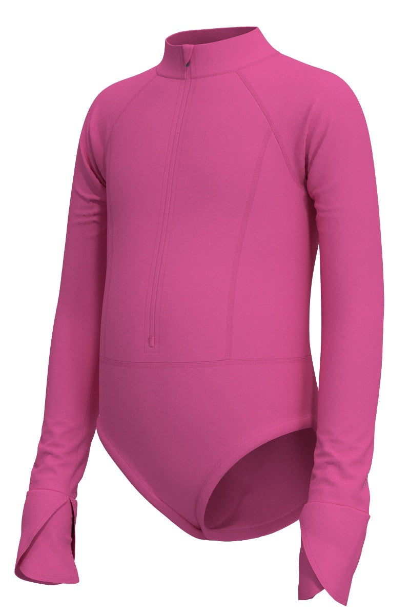 Kid's Koko Long Sleeve Swimsuit | Tulip Pink