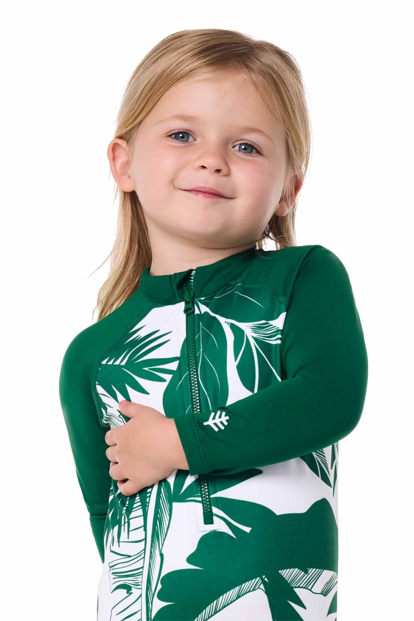 Kid's Kohala Neck-to-Knee Swimsuit | Eden Colorblock