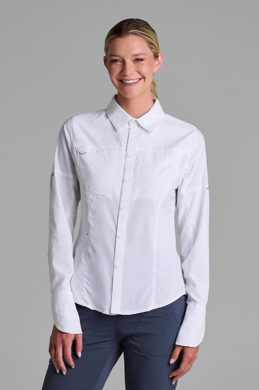 Women's Kodia Fishing Shirt | White