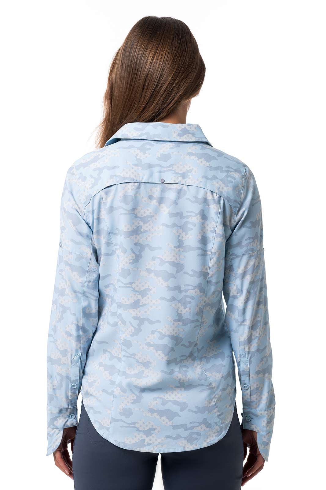 Women's Kodia Fishing Shirt | Skyride Coastal Camo